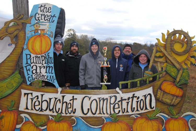 Depew High School took home this year’s two top honors in the Trebuchet Contest